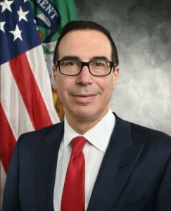 US Treasury Secretary - Steven Mnuchin